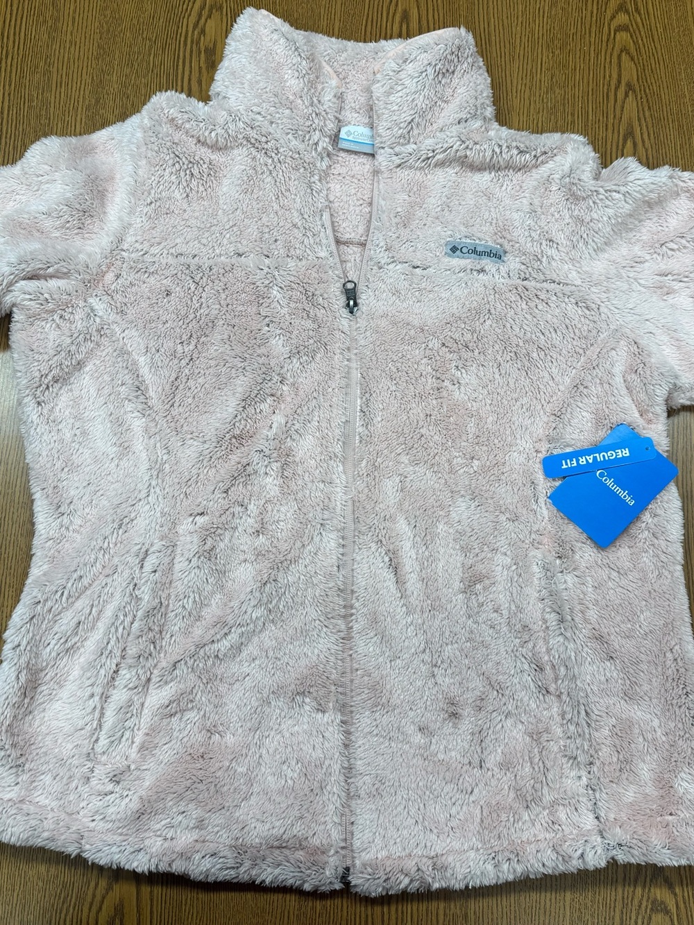 Columbia Women’s Cloudy Day Fleece Full Zip L pink color (NWT)